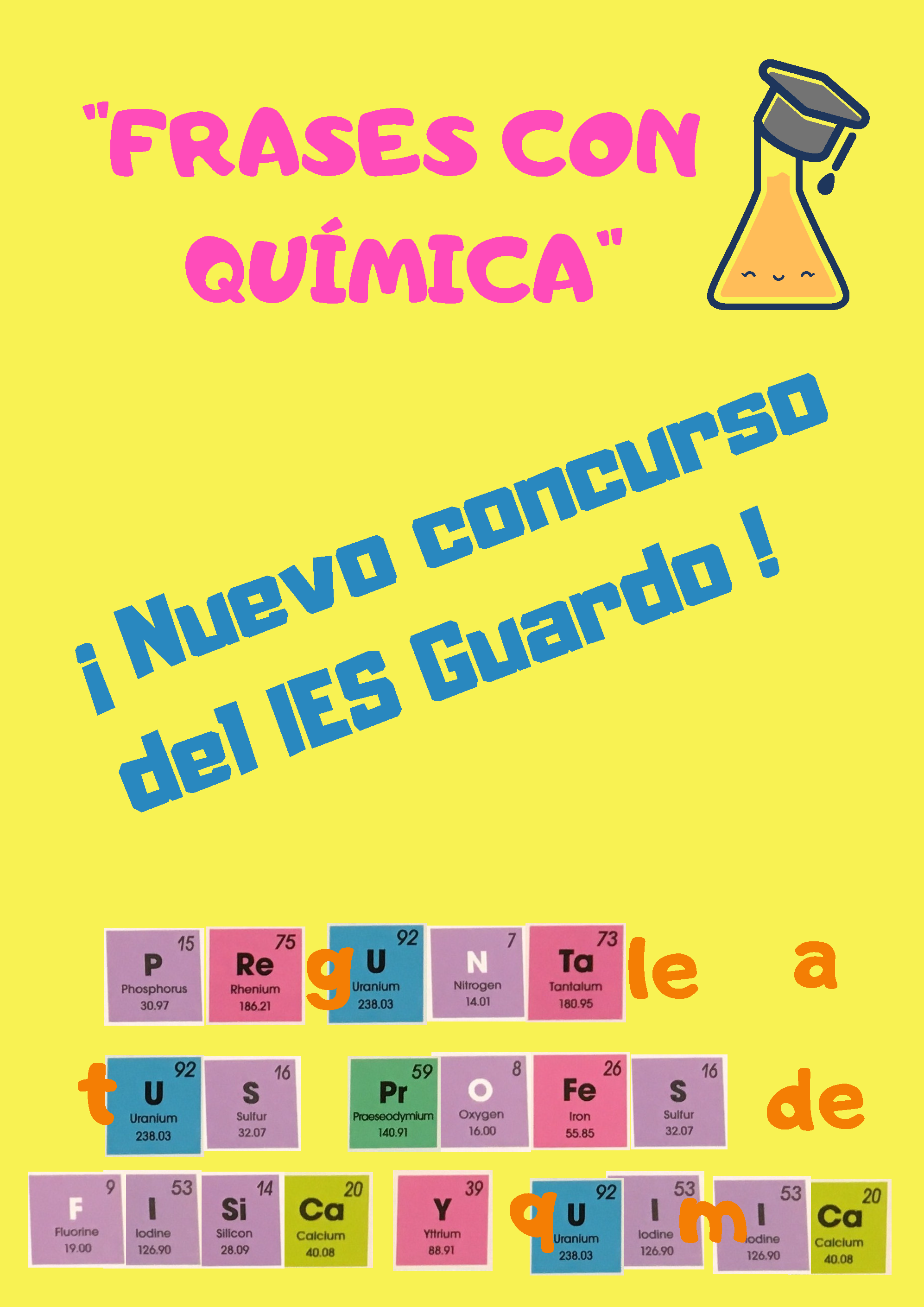 Concurso de frases con química Concurso de frases con química
