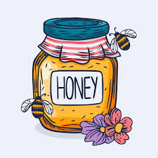 Ilustración de dibujo de tarro de miel dibujado a mano | Vector Gratis
